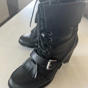 Black Harley Davidson Booties Size 8